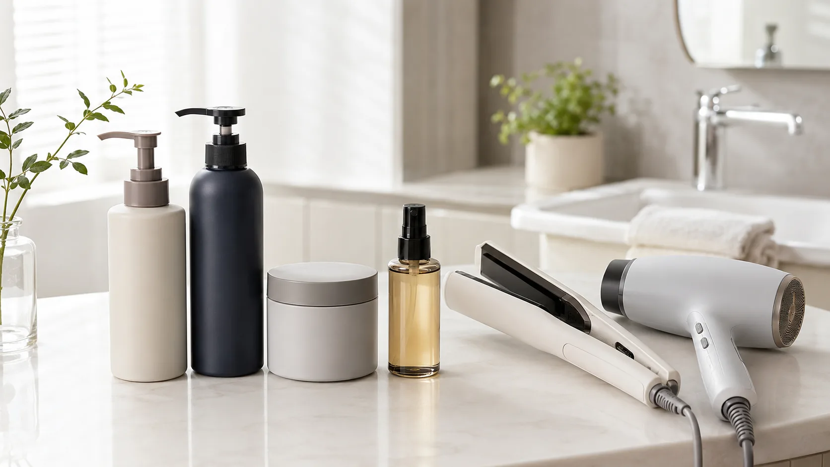 CHOUCHOUのヘアケア商品と美容家電を購入前に確認するイメージ